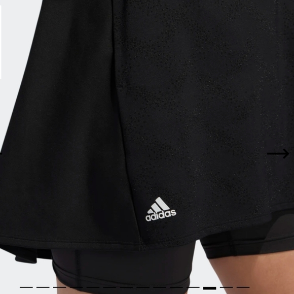 LAST CHANCE..NWT WOMENS ADIDAS JACQUARD GOLF DRESS - Picture 10 of 11